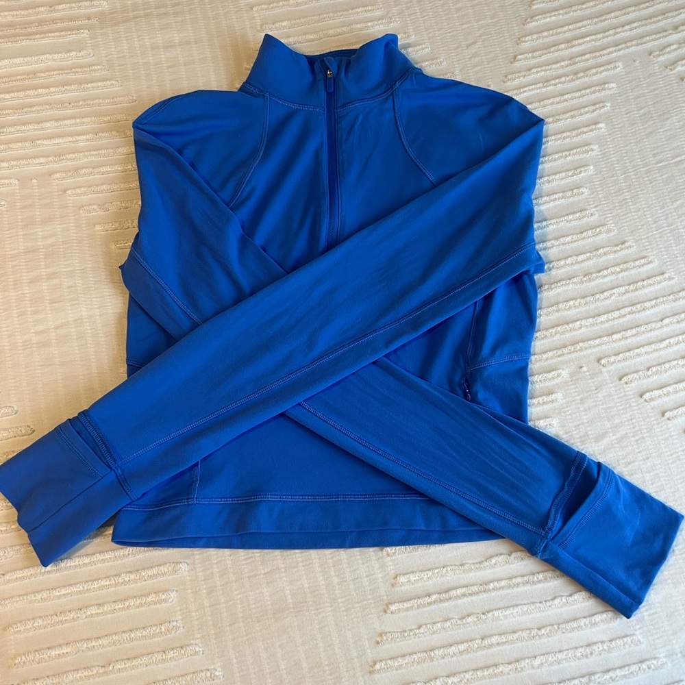 Lululemon rulu cropped half zip